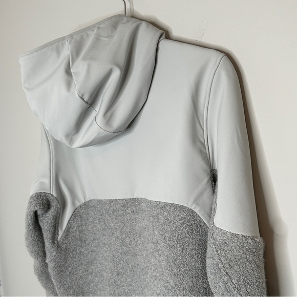 Lululemon Tundra Trek Wool Full Zip Hooded Sweater Jacket Sherpa Medium Gorpcore - Picture 8 of 16